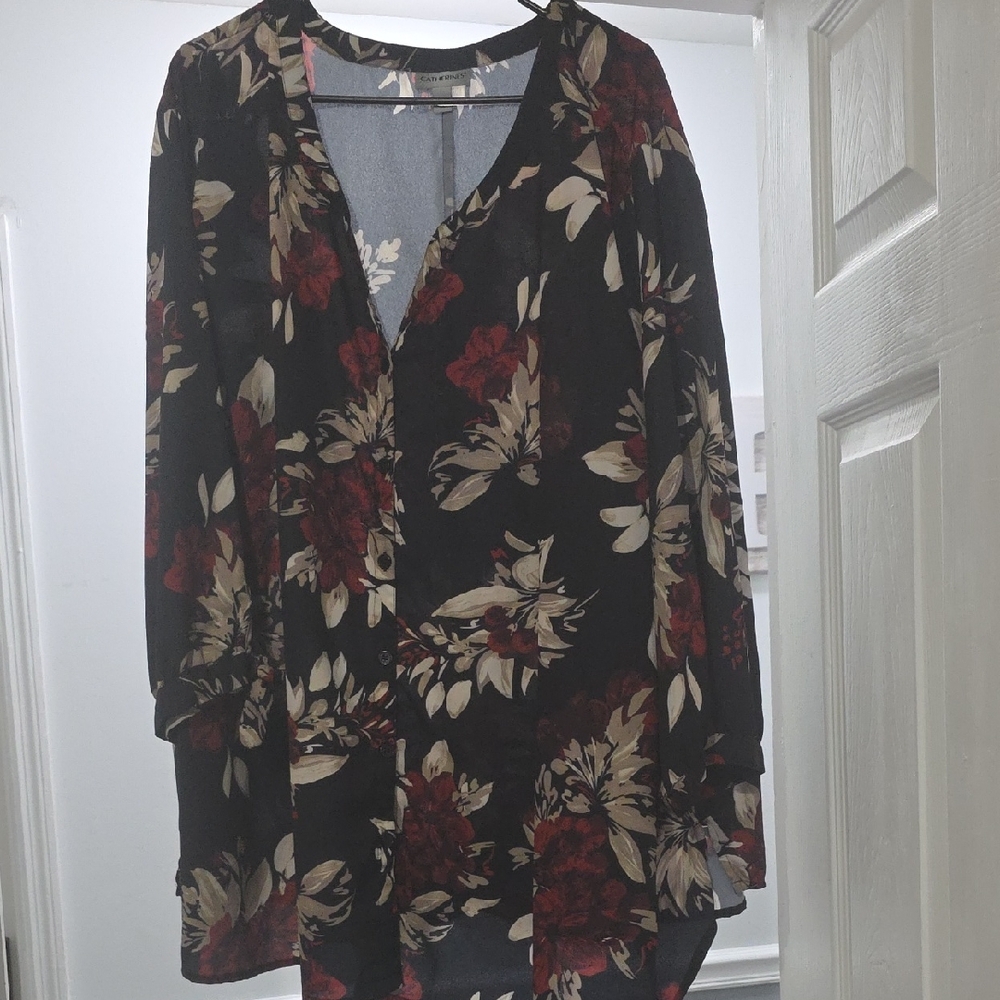 Floral Long Sleeve Blouse
